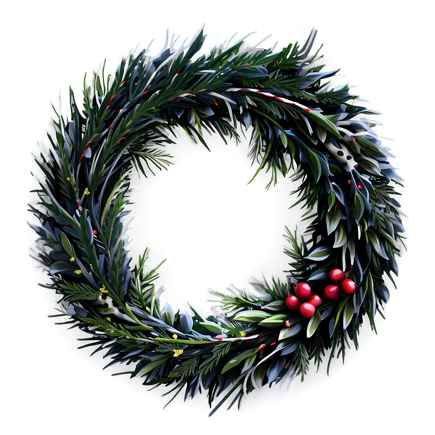 Winter Wreath PNG res52 PNG image with a transparent background, free high-resolution download