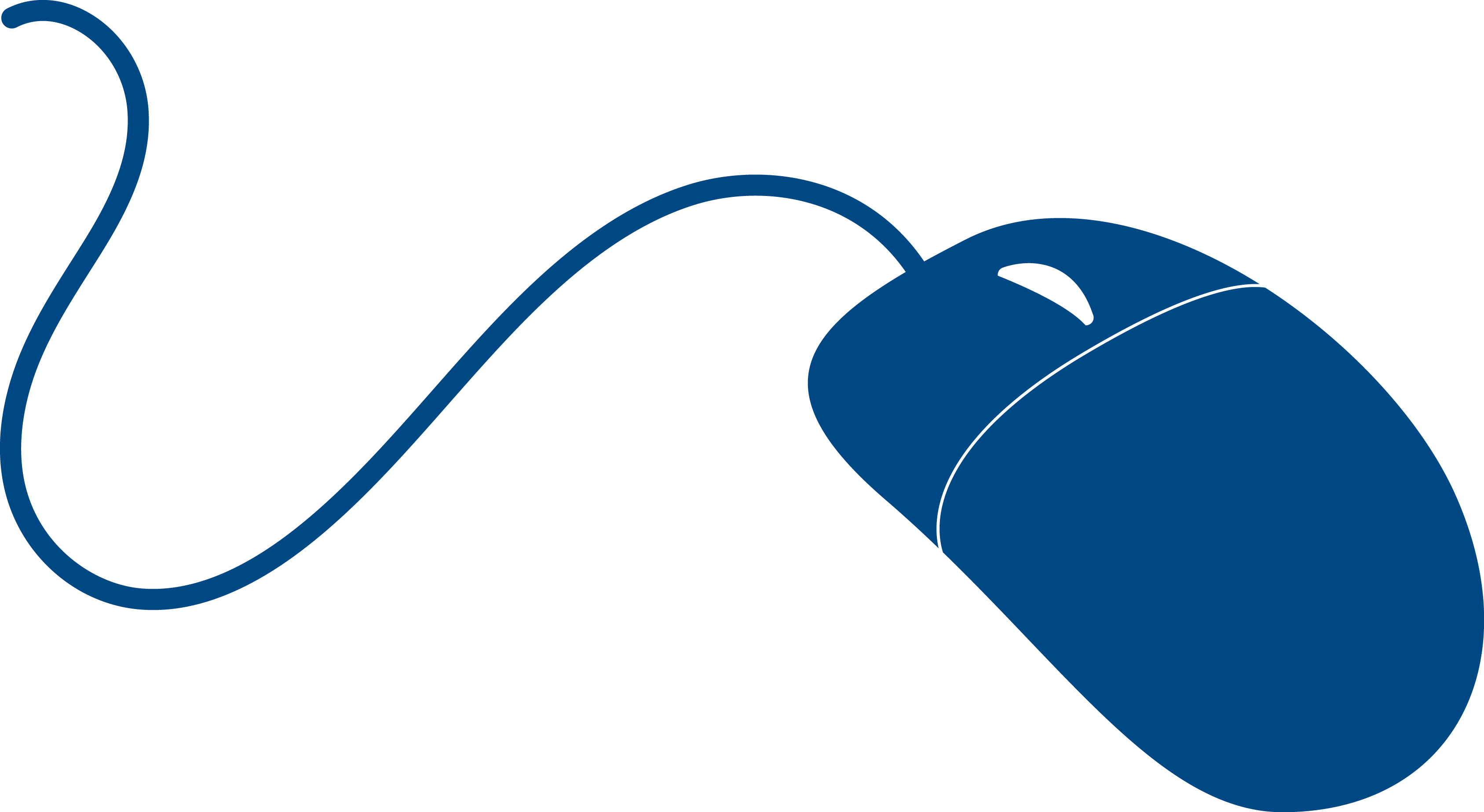 Wired Computer Mouse Icon PNG with transparent background