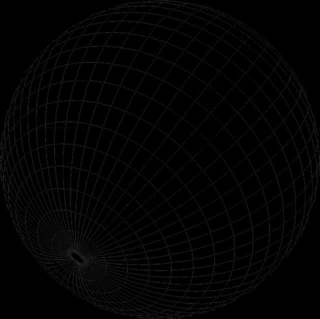 Wireframe Globe Graphic