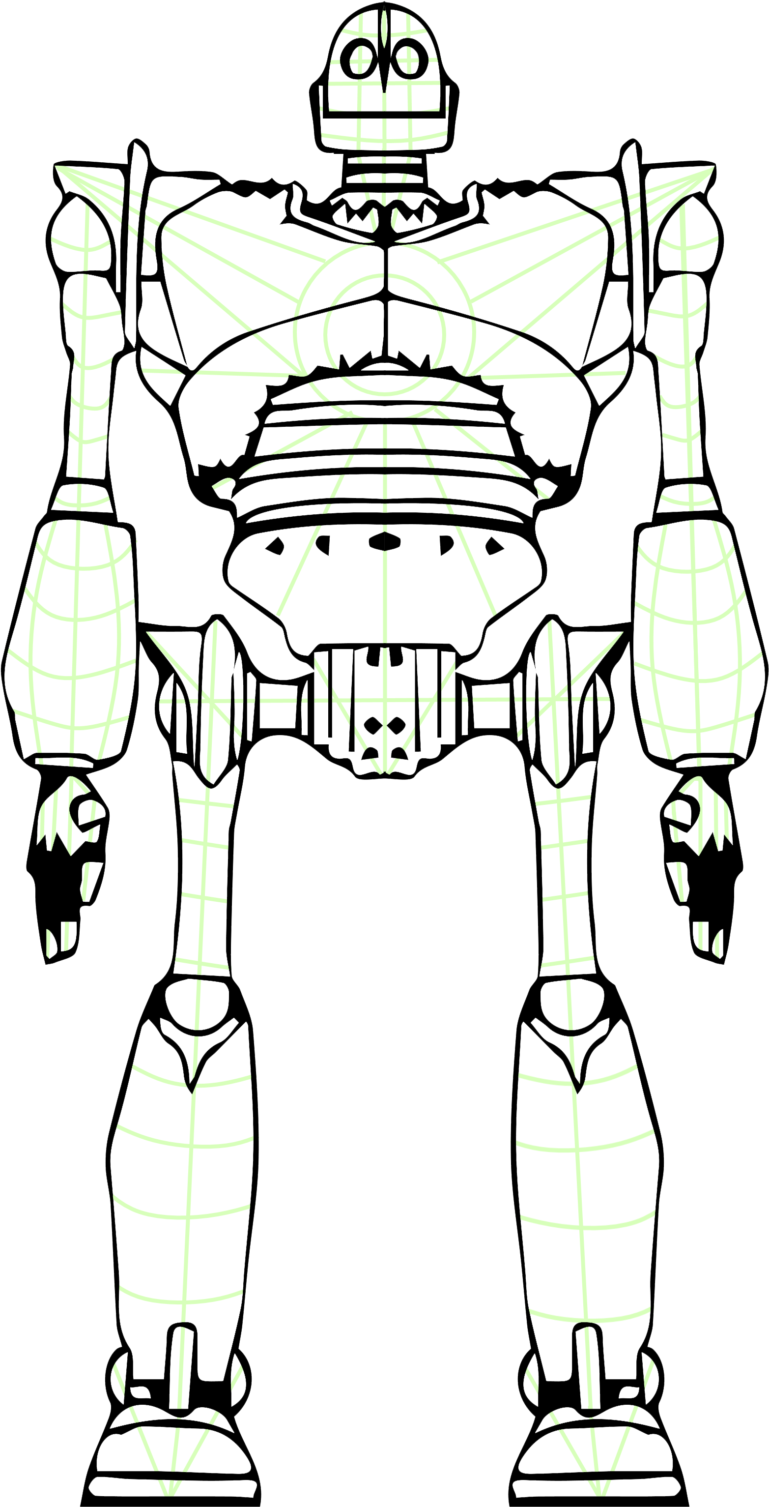Transparent Iron Giant Png - Iron Giant Line Art, Png Download PNG with transparent background