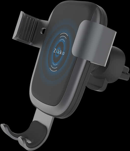 Zikko Wireless Charging Gravity Car Stand 7 5w, HD Png Download PNG with transparent background