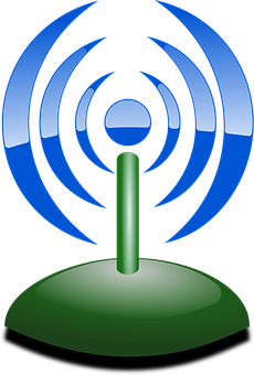 Wireless Signal Icon PNG with transparent background