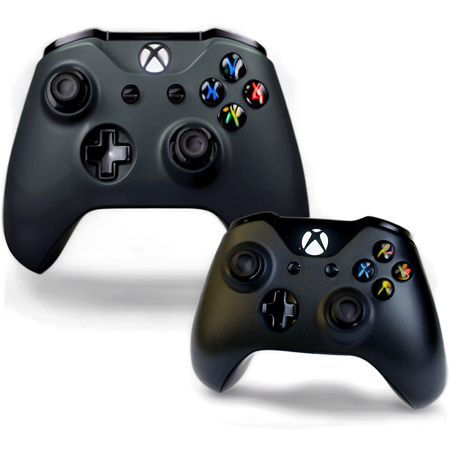 Wireless Xbox Controller Black PNG 22 PNG with transparent background