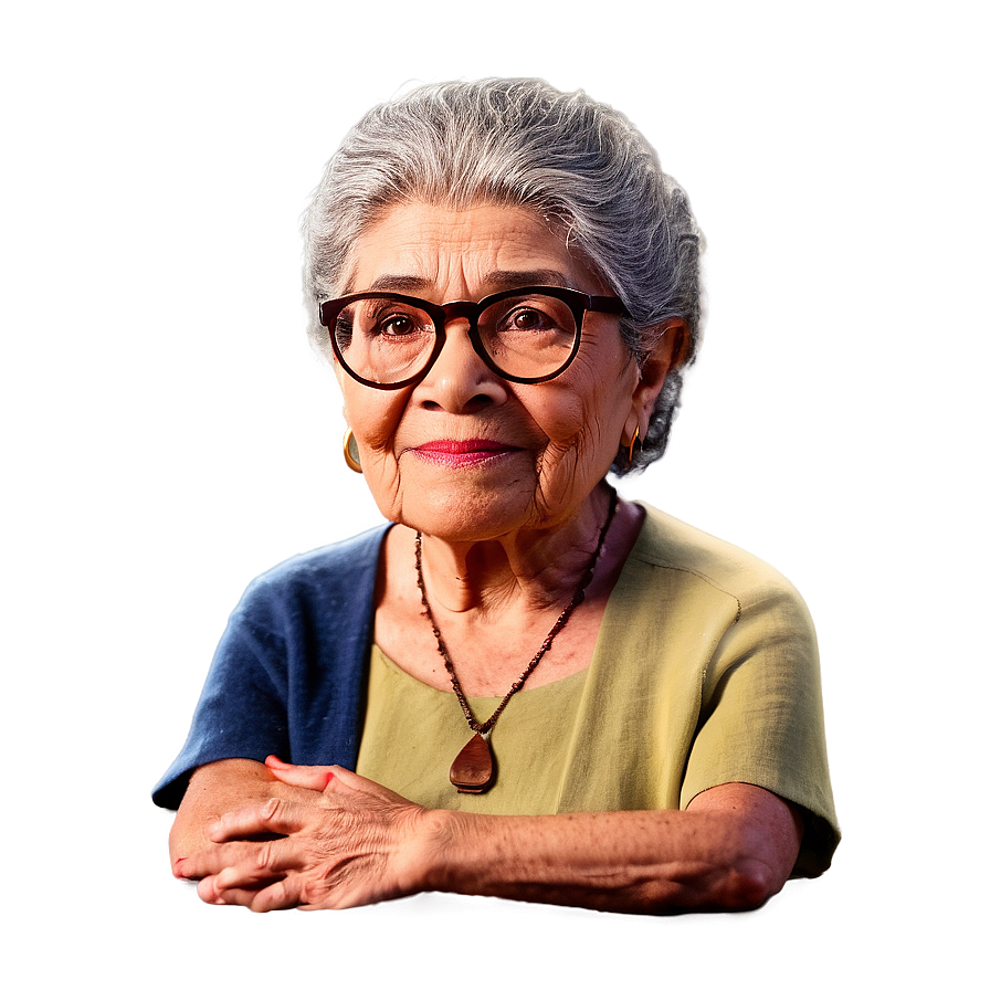 Wise Abuela Character Png 06292024