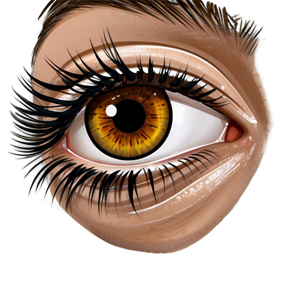 Wispy Fake Eyelashes Png Nig71