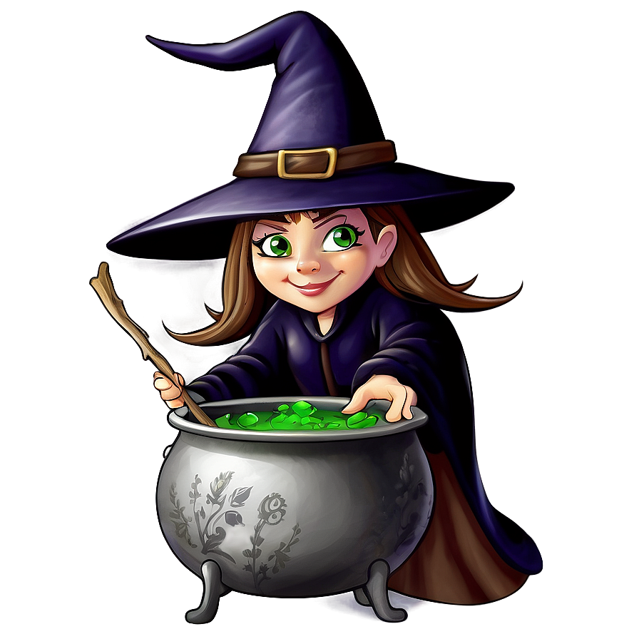 Witch And Cauldron Png Bwx91