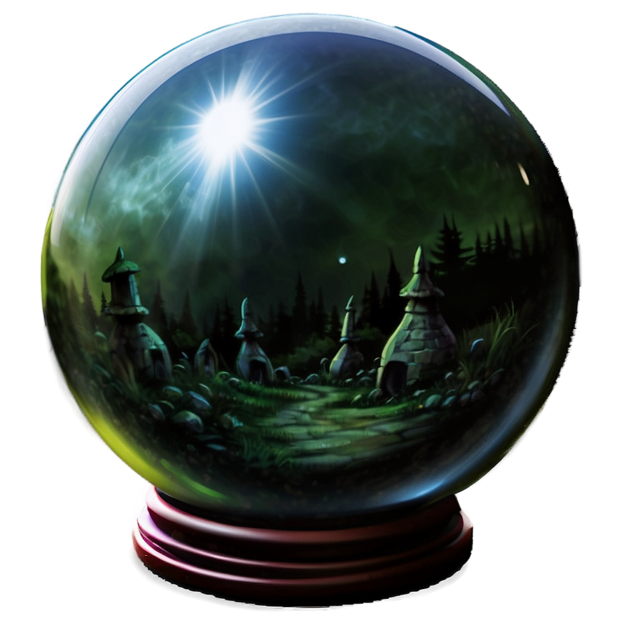 Witch Crystal Ball Png 05062024