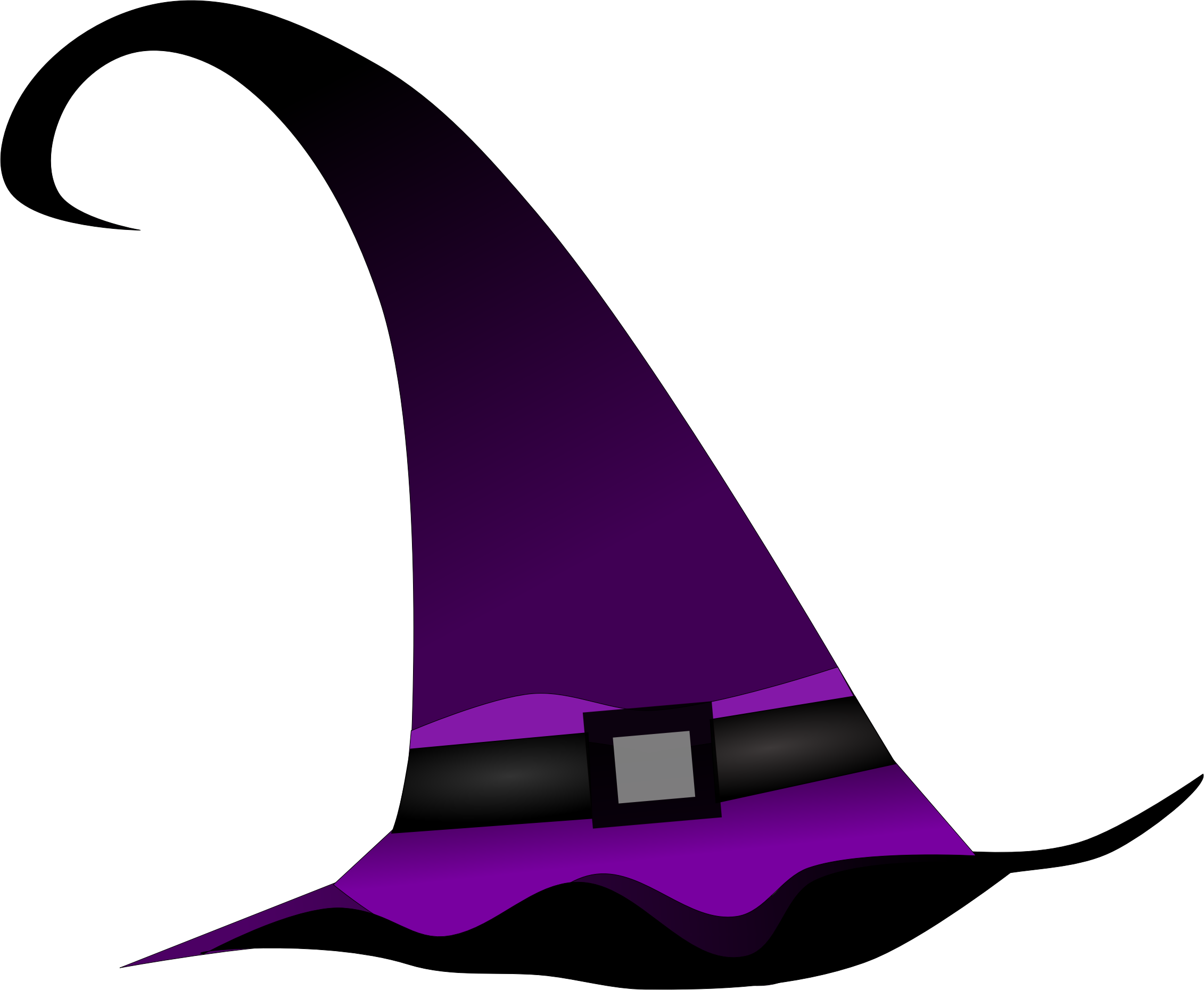 Witch Hat Clipart Magical - Purple Witch Hat Clipart, HD Png Download PNG with transparent background