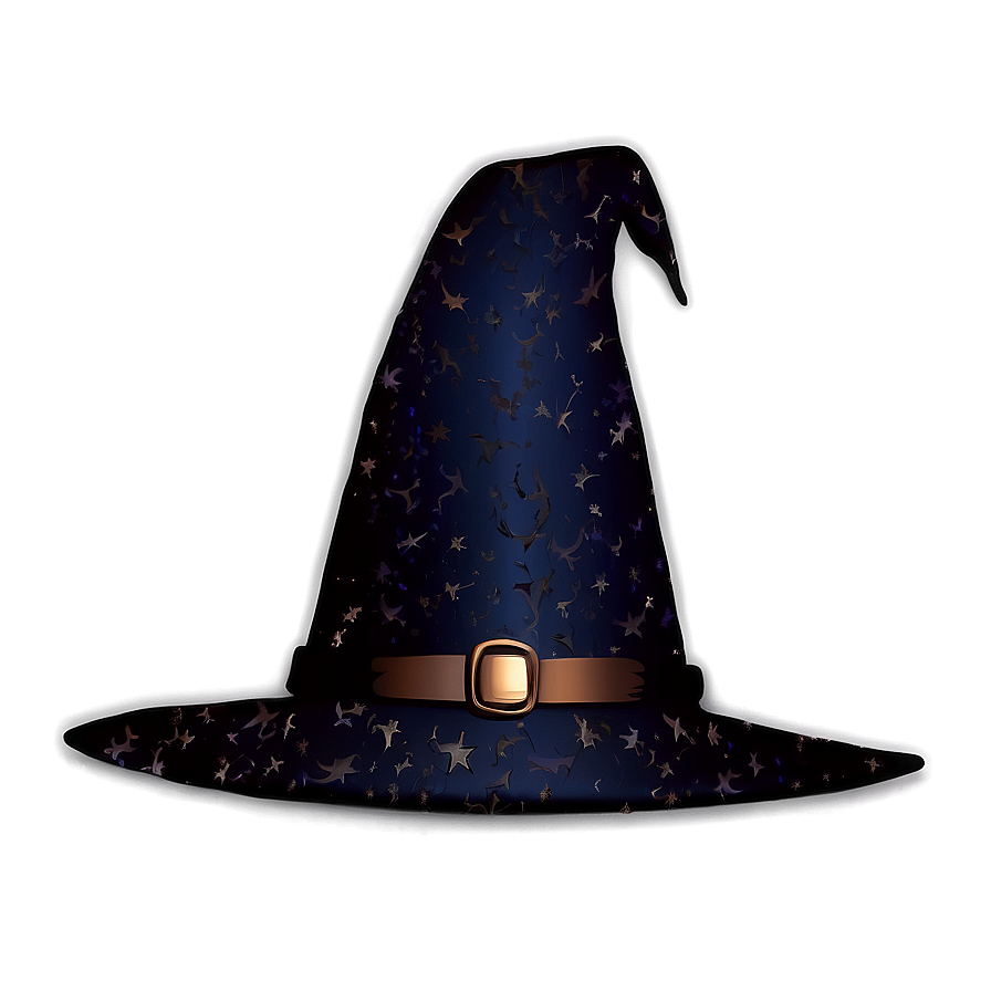 Witch Hat In Night Sky Png 88