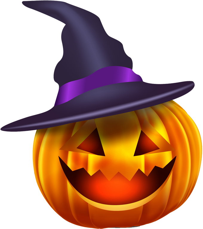 Halloween Vector Free Png Hat - Jack-o'-lantern PNG with transparent background