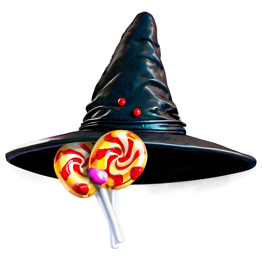 Witch Hat With Candy Png Ciy