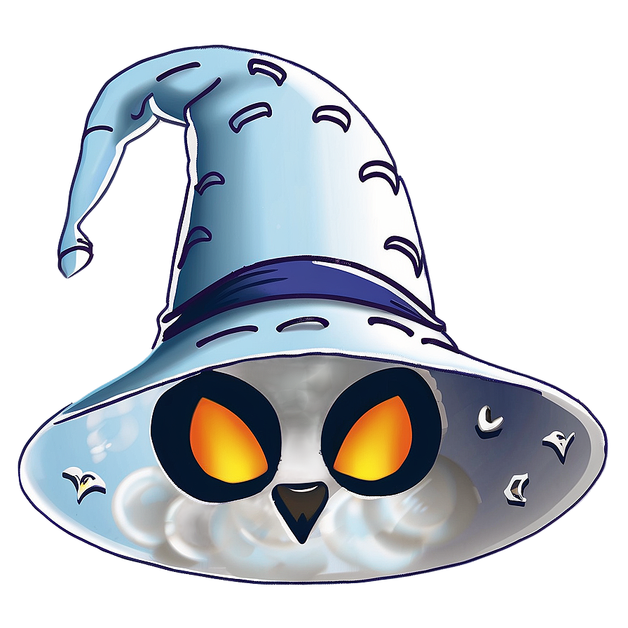 Witch Hat With Clouds Png 99