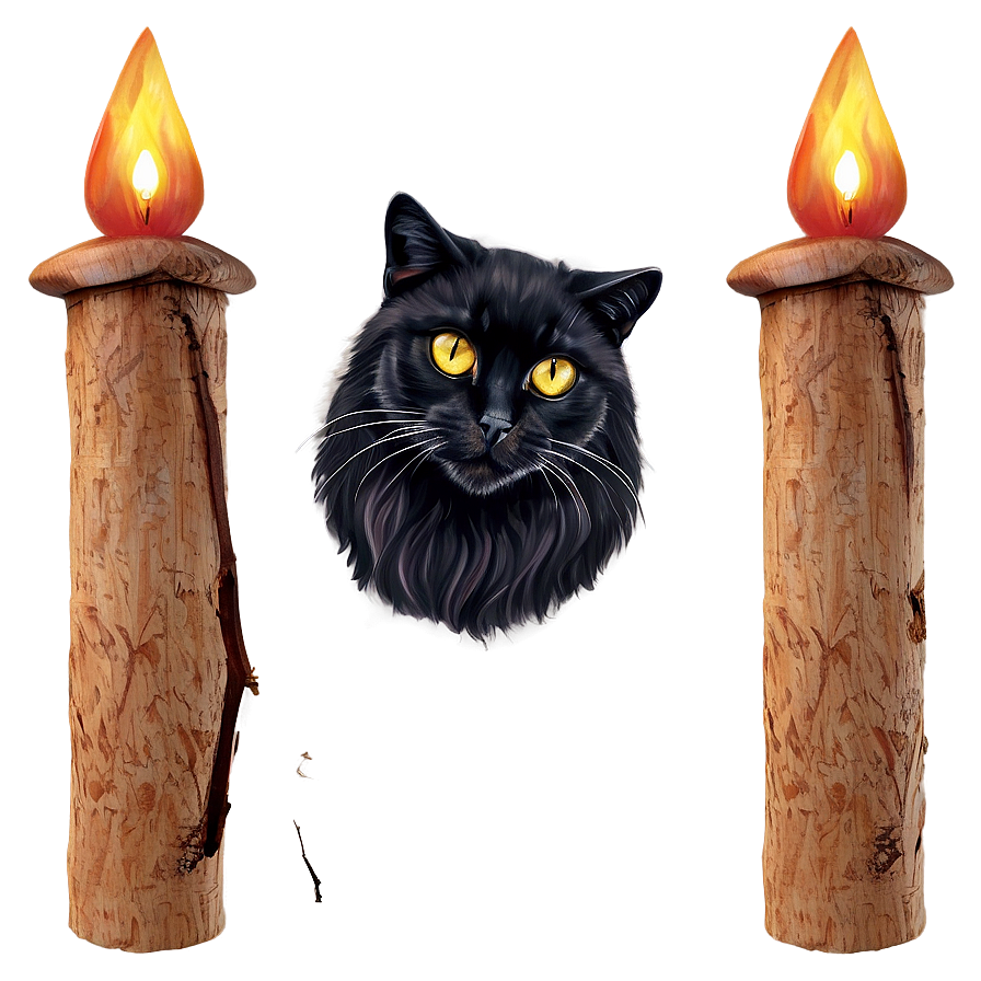 Witch's Black Cat Png Epf