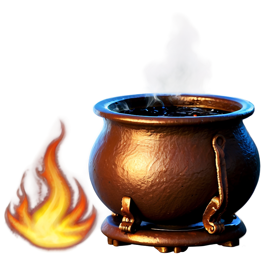 Witch's Cauldron Boiling Png Kgk58