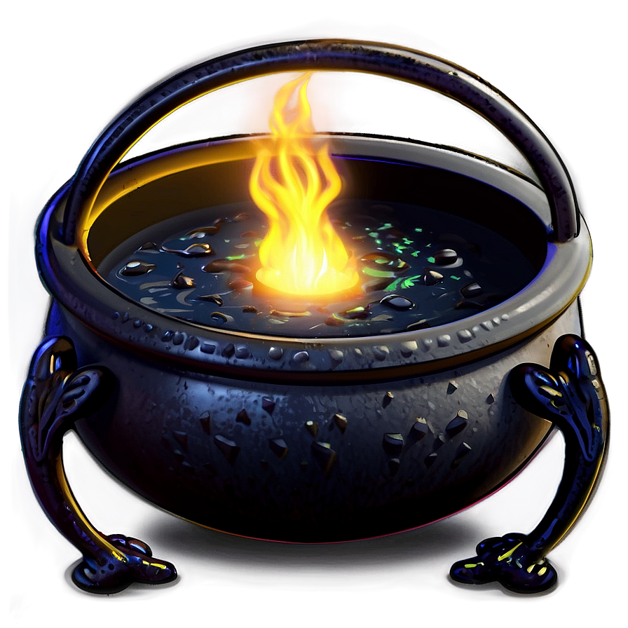 Witch's Cauldron Magic Png 48