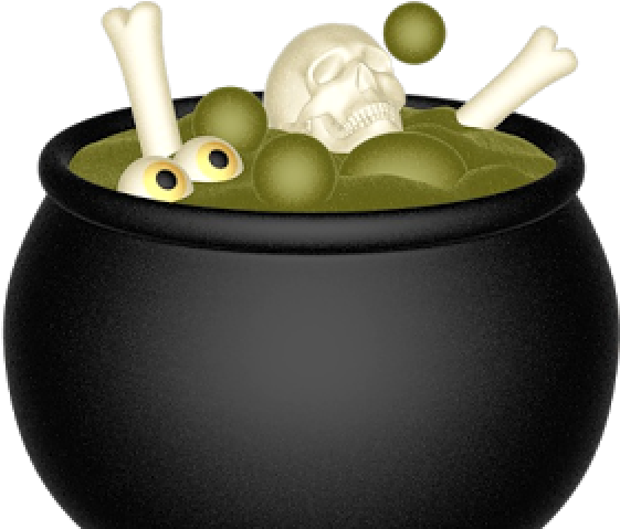 Witch's Cauldron Cliparts - Clipart Witches Cauldron, HD Png Download PNG with transparent background