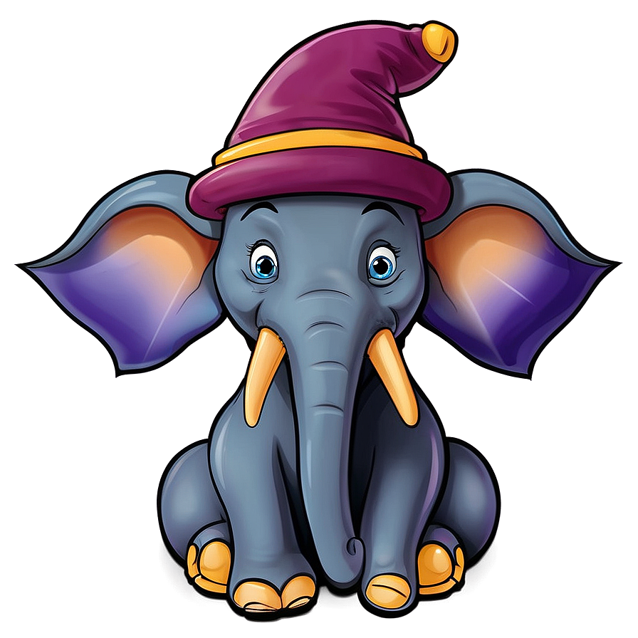 Wizard Cartoon Elephant Png 06272024