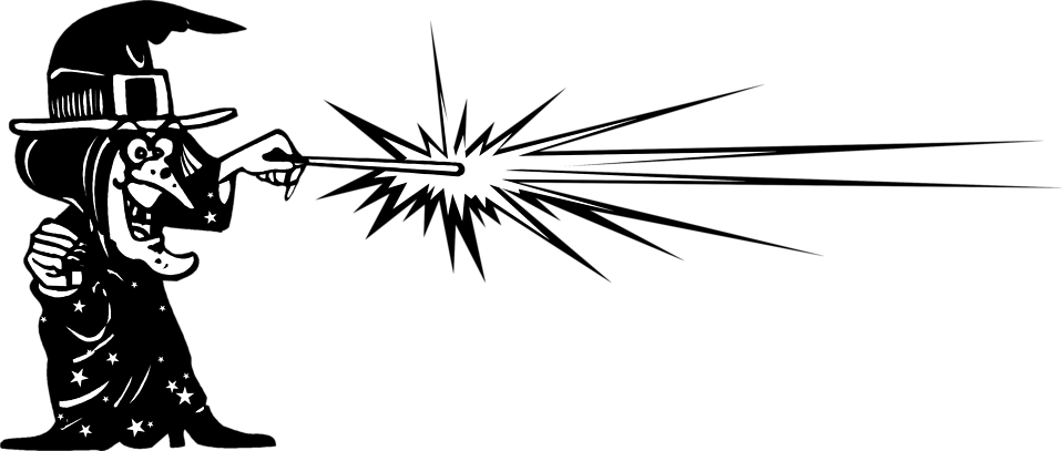 Wand Witchcraft Magic Clip Art - Witch With A Wand, HD Png Download PNG image with a transparent background, free high-resolution download