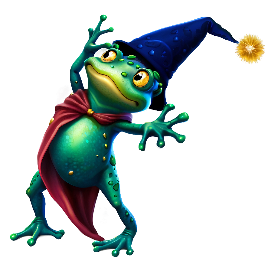 Wizard Frog Cartoon Png Bve