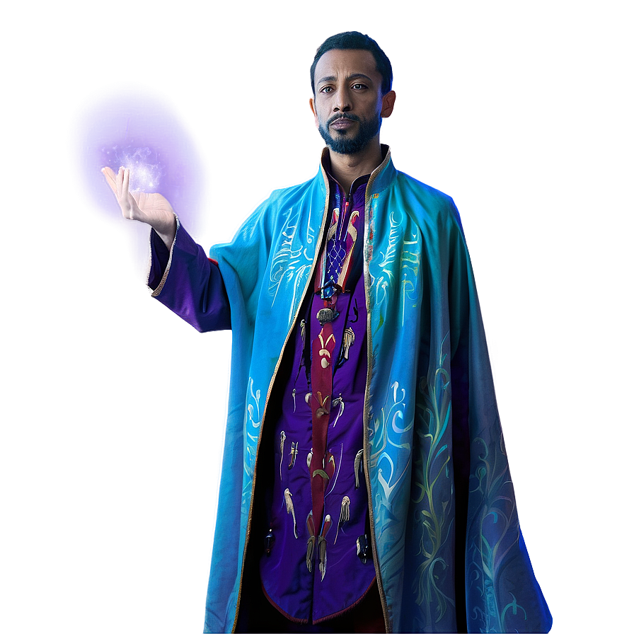 Wizard In Spellbinding Robes Png Yfo