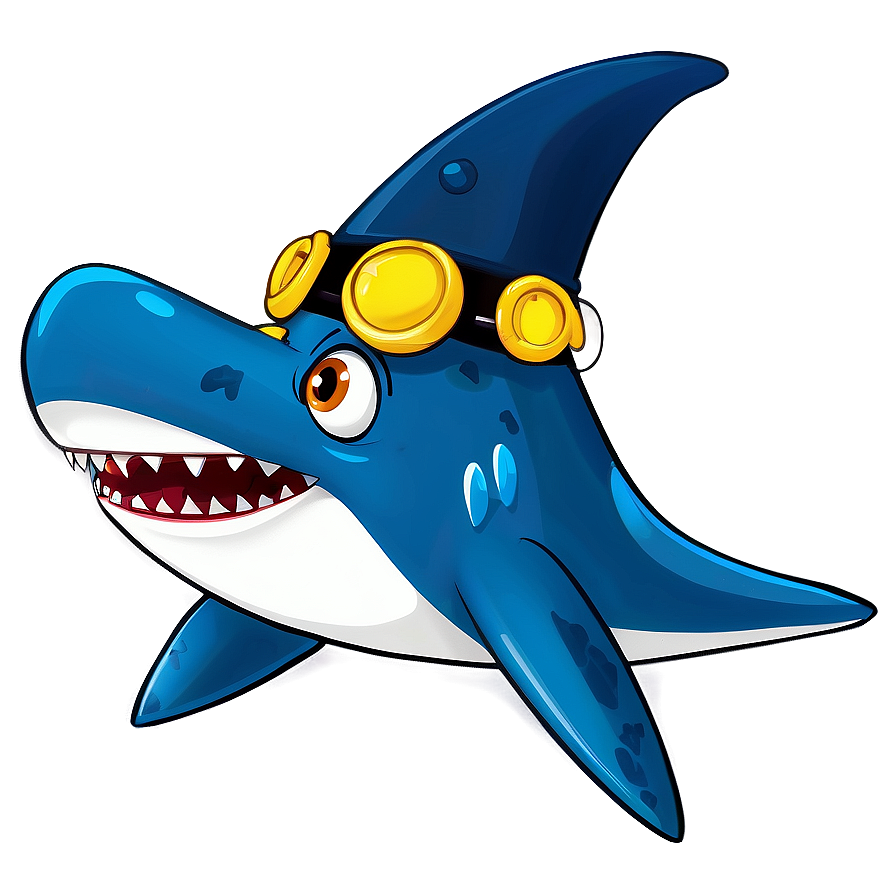 Wizard Shark Cartoon Png 45