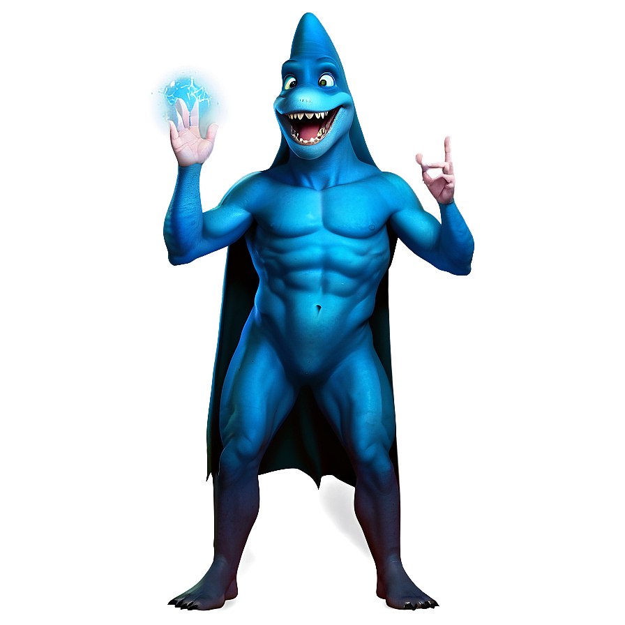 Wizard Shark Cartoon Png Tnu