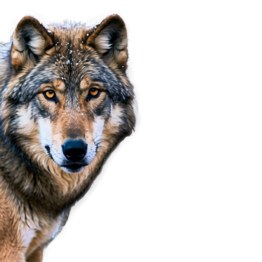 Wolf Face In Snowstorm Png Tys75