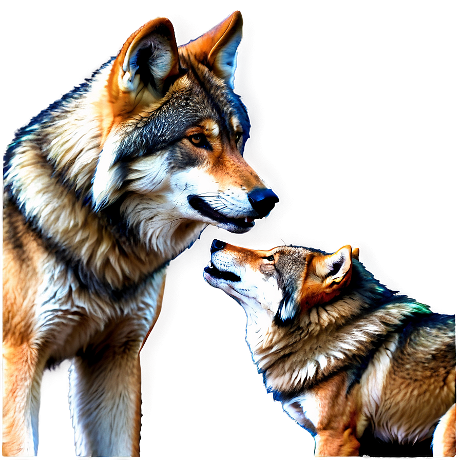 Wolf Family Love Png 13