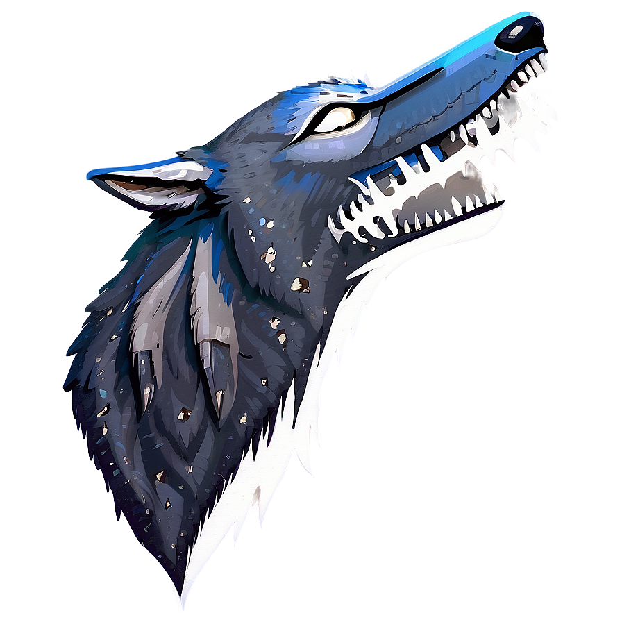 Wolf Head With Crown Royalty Png Bff