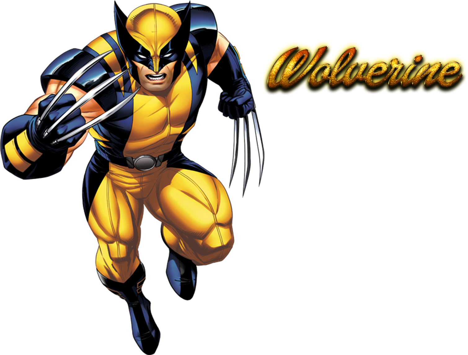 Wolverine Classic Comic Pose