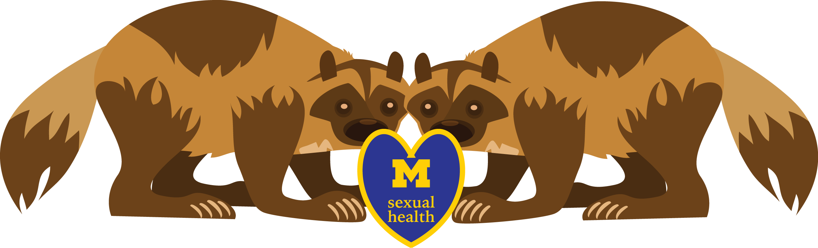 Wolverine Love Cartoon - Cartoon Wolverine Animal, HD Png Download PNG with transparent background