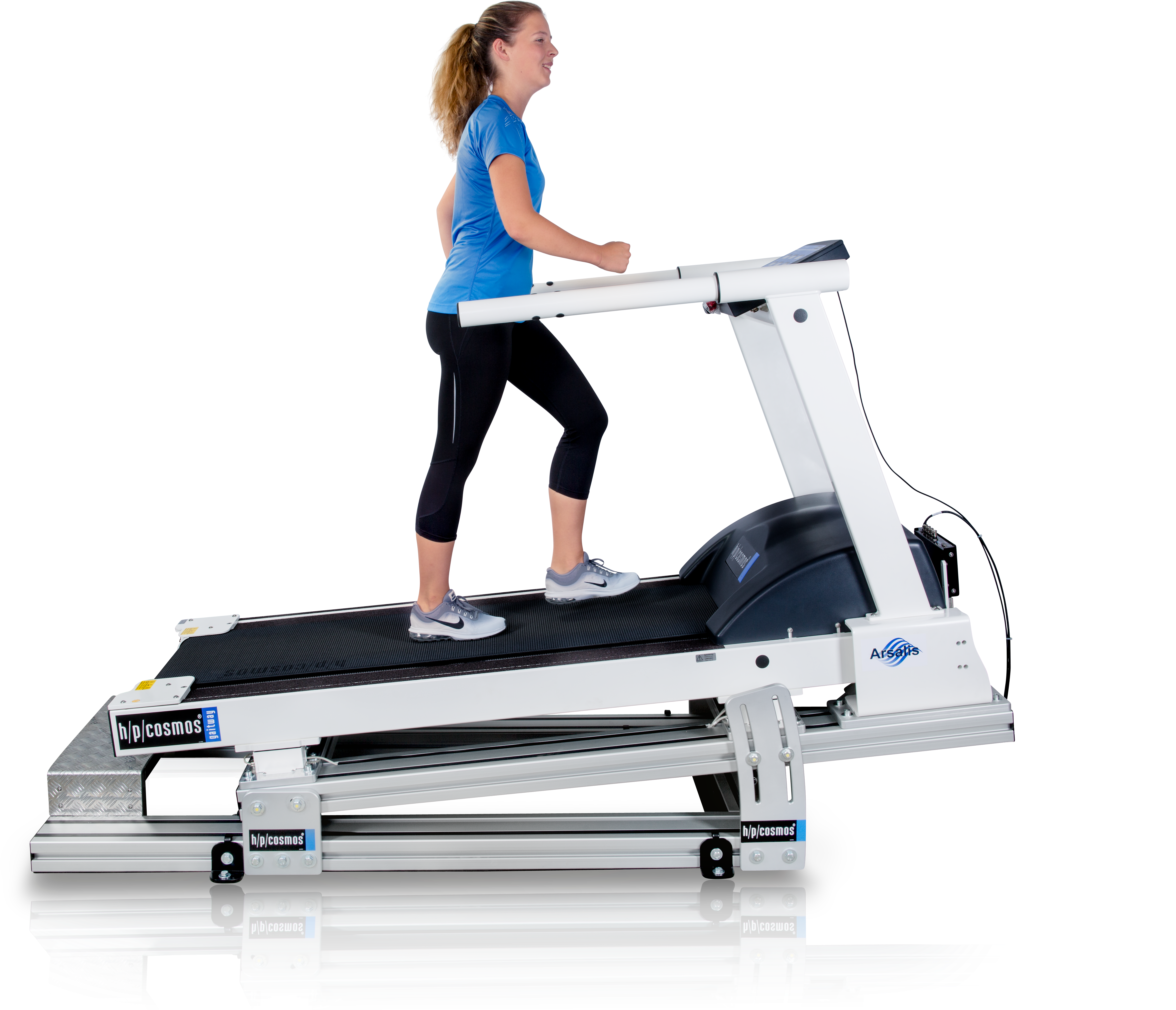 Woman Exercisingon Treadmill