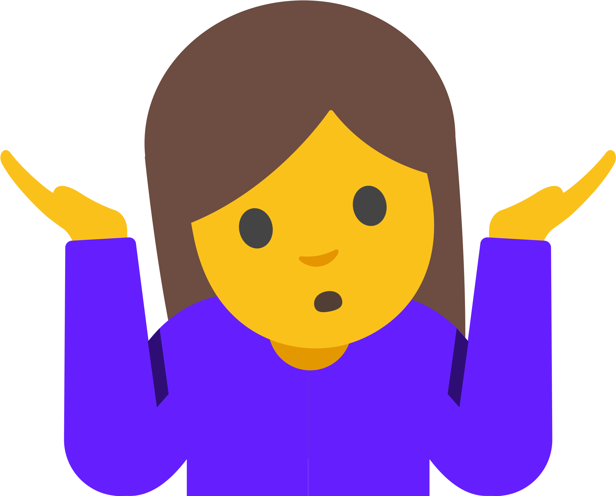 Shrug Emoji Android Clipart , Png Download - Shrug Clipart, Transparent Png PNG with transparent background