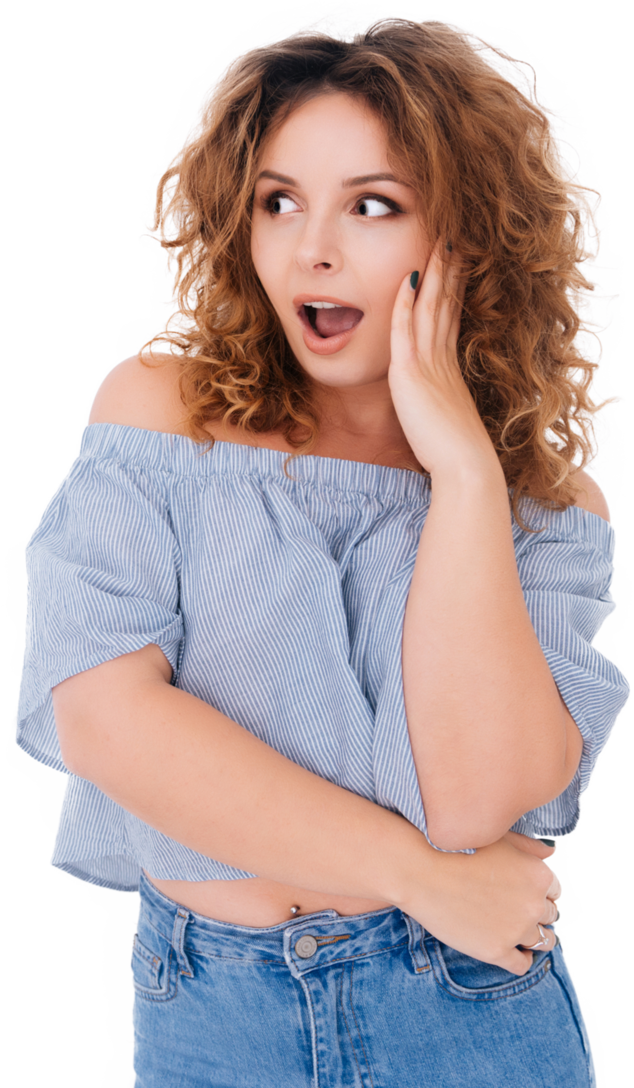 Woman Open Mouth Png, Transparent Png PNG with transparent background