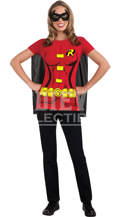 Womanin Robin Costume T Shirt