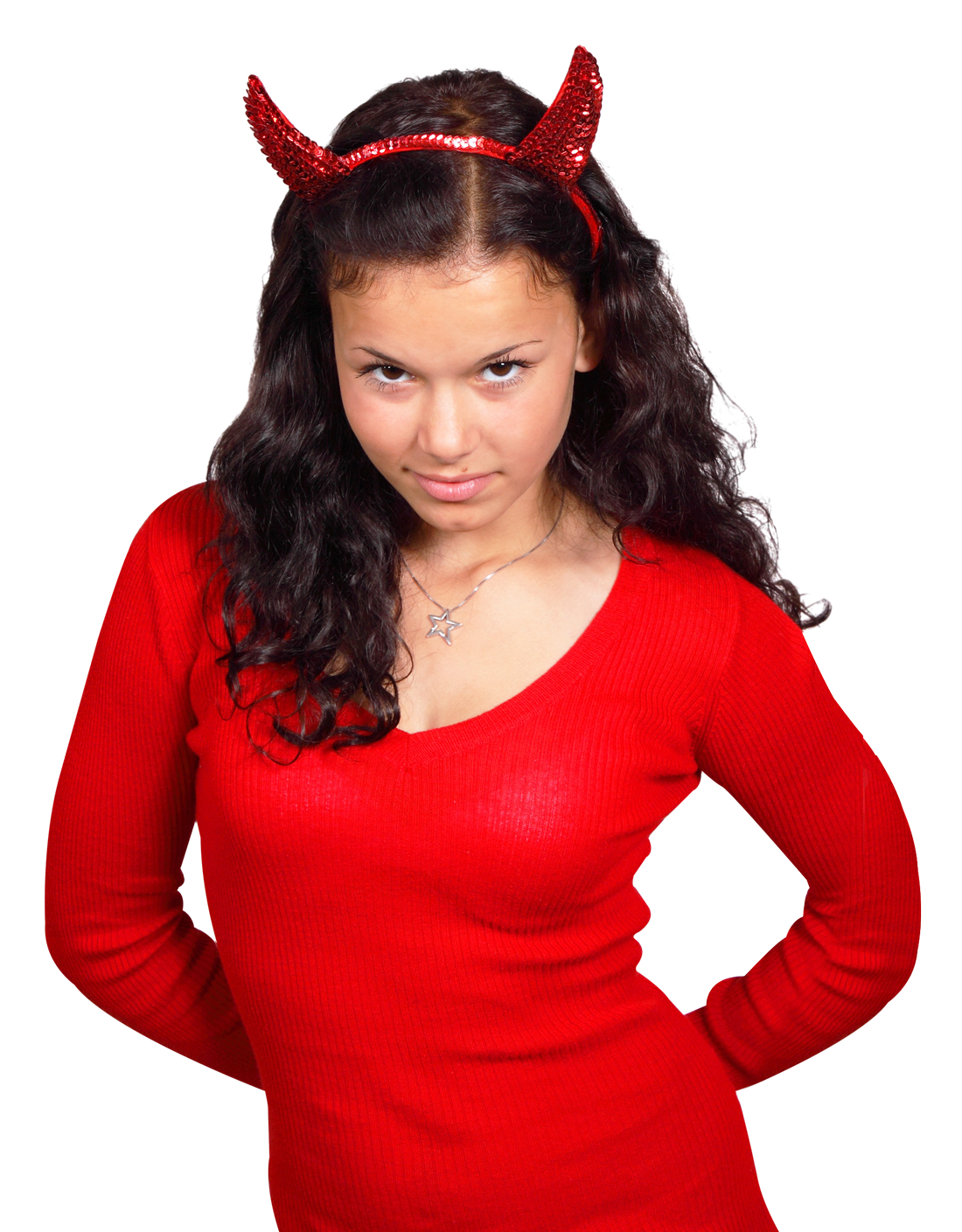 Womanwith Devil Horns