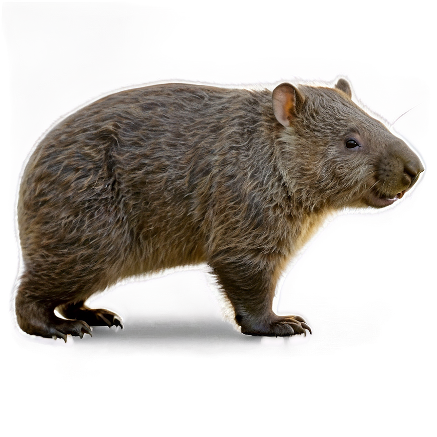 Wombat In The Wild Png 06252024