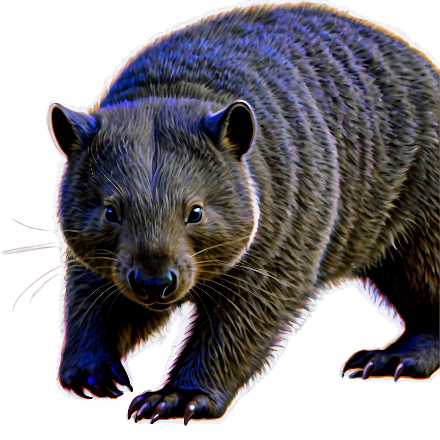 Wombat Sketch Png Sln6