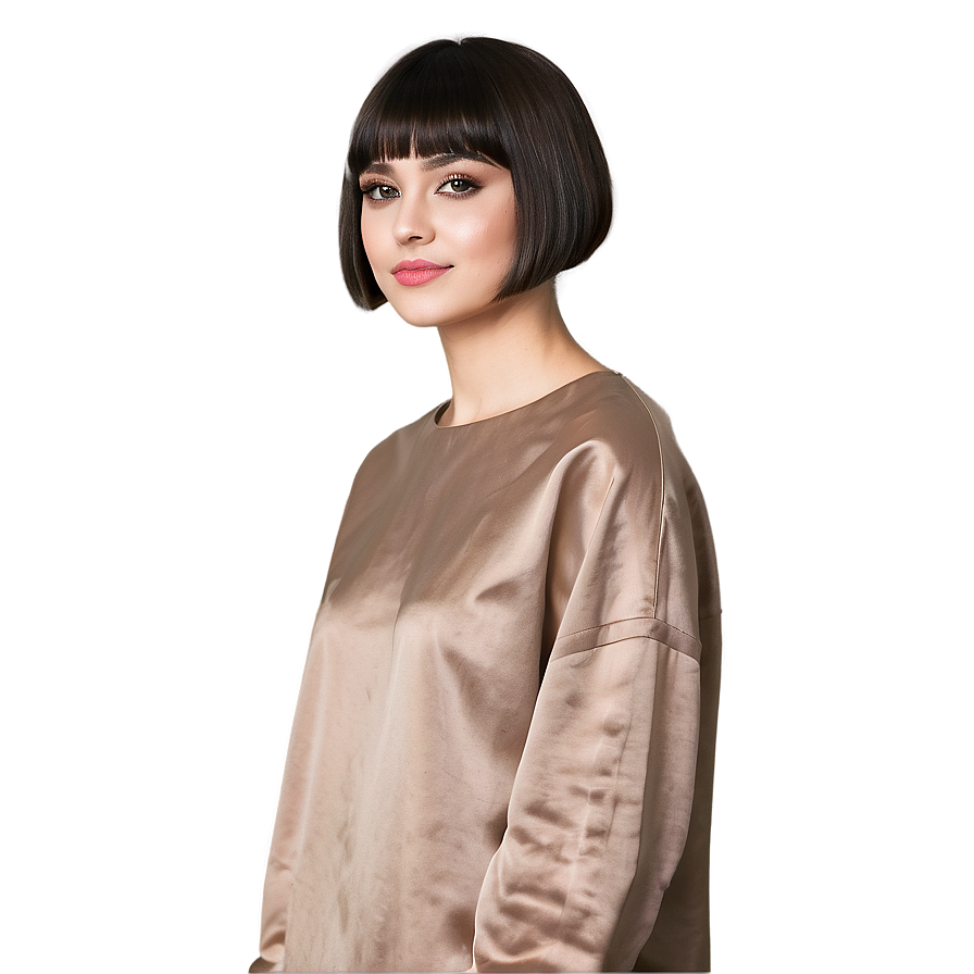 Women's Bowl Cut Style Png Akj