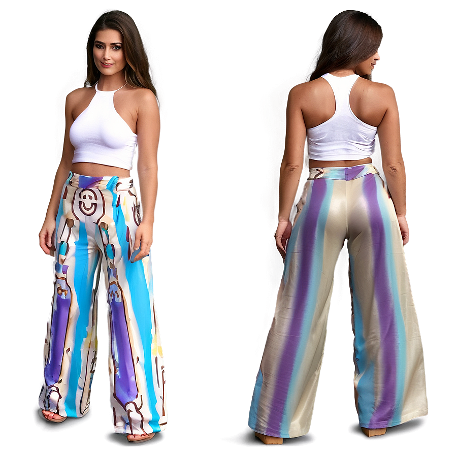 Women's Palazzo Pants Png Mhy89