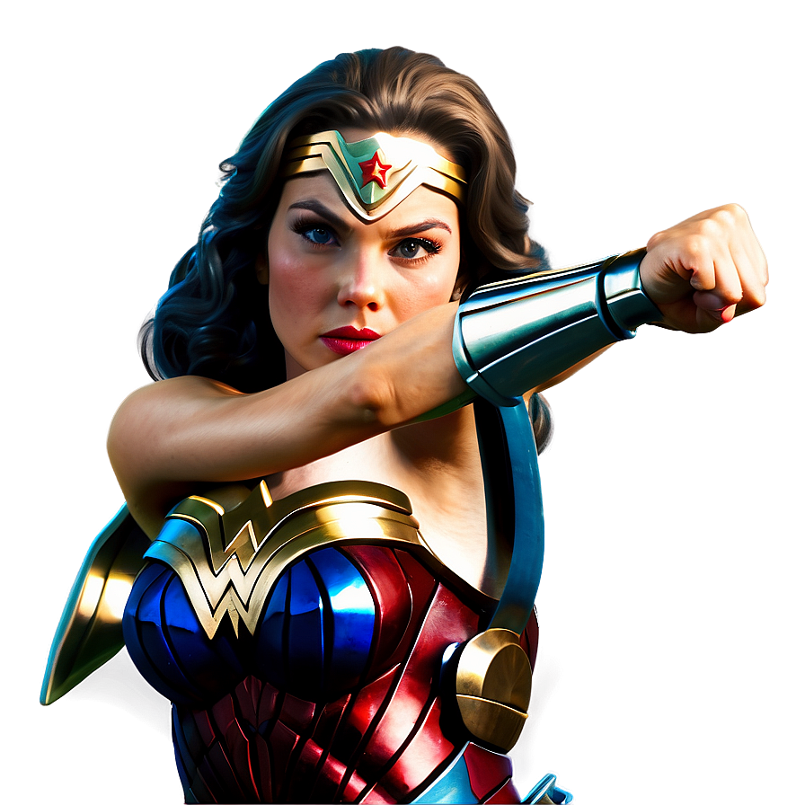 Wonder Woman Action Pose PNG 55 PNG with transparent background