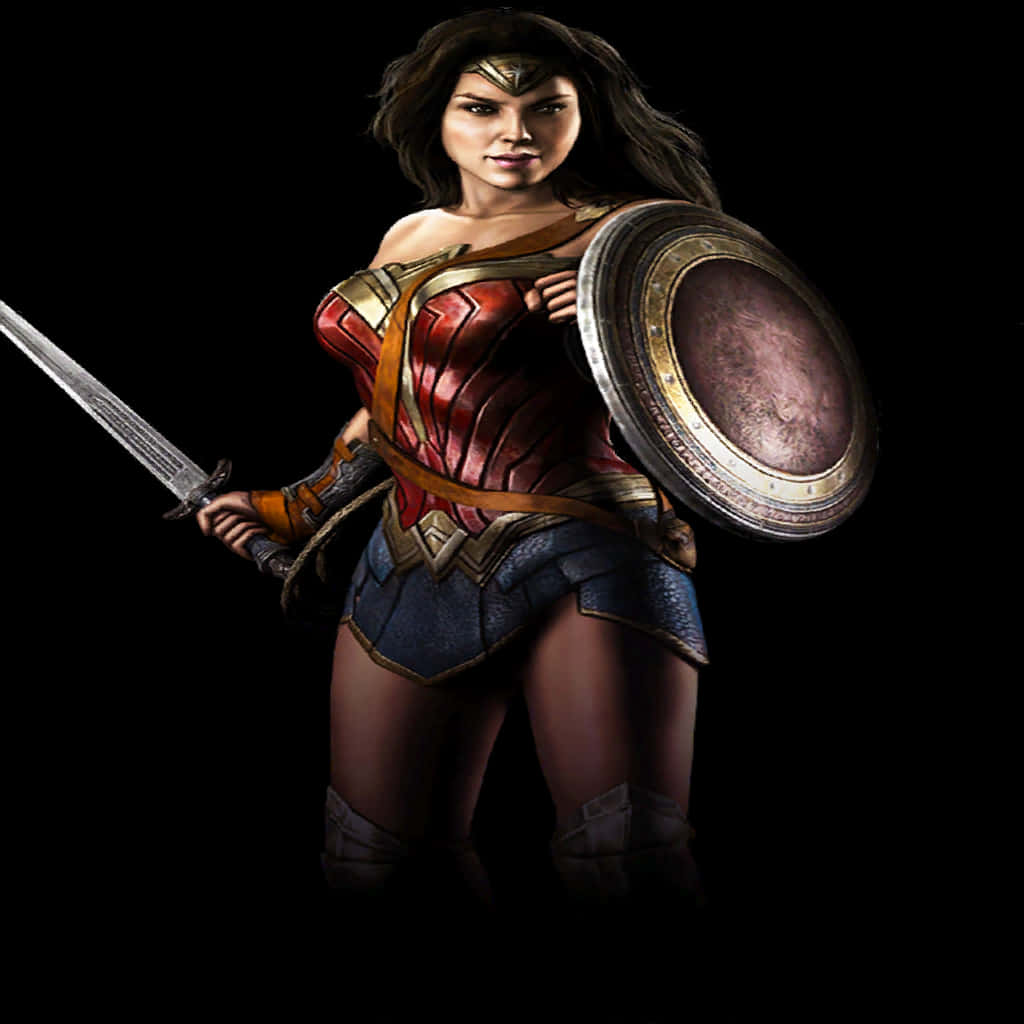 Wonder Woman Armored Stance