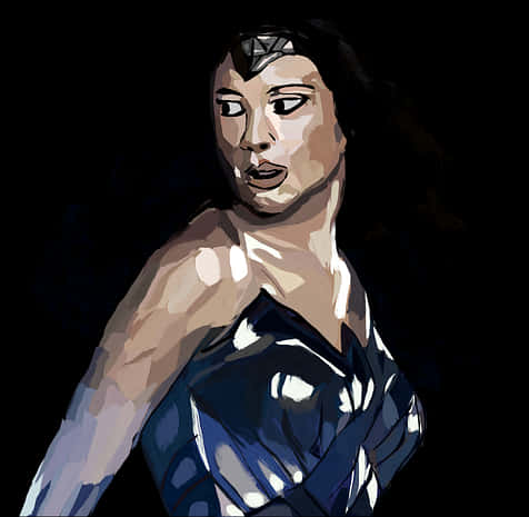 Wonder Woman, Gal Gadot, Super Hero, Woman, Graphic - Gal Gadot Wonder Woman Vector, HD Png Download PNG with transparent background