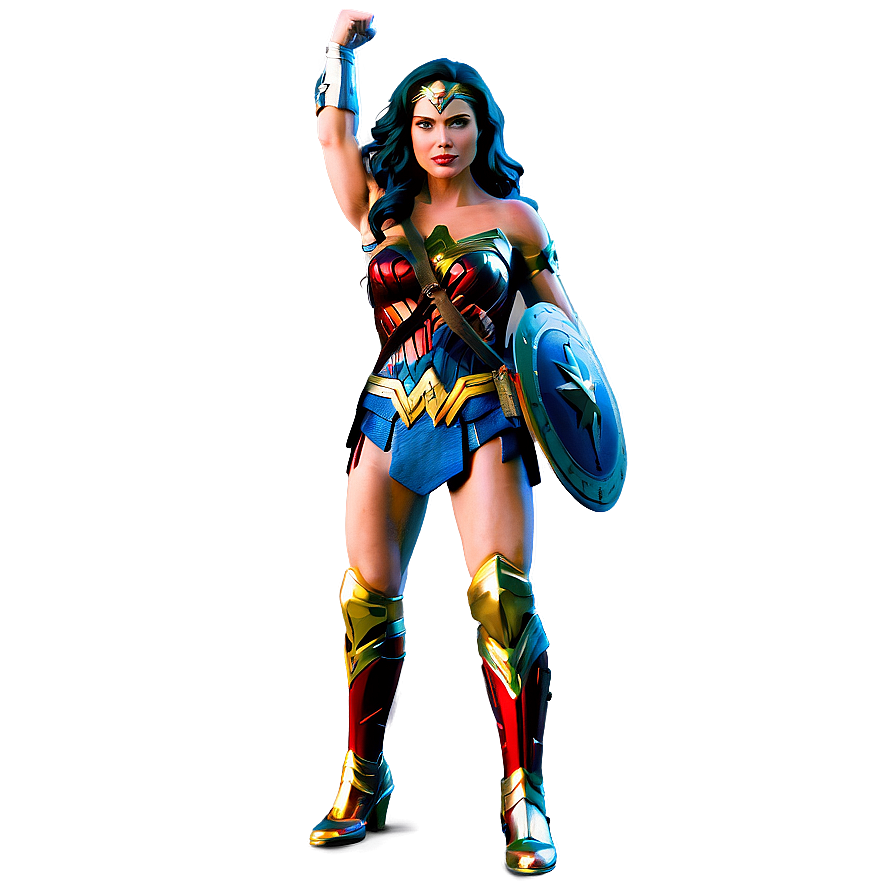 Wonder Woman Battle Stance Png Aff