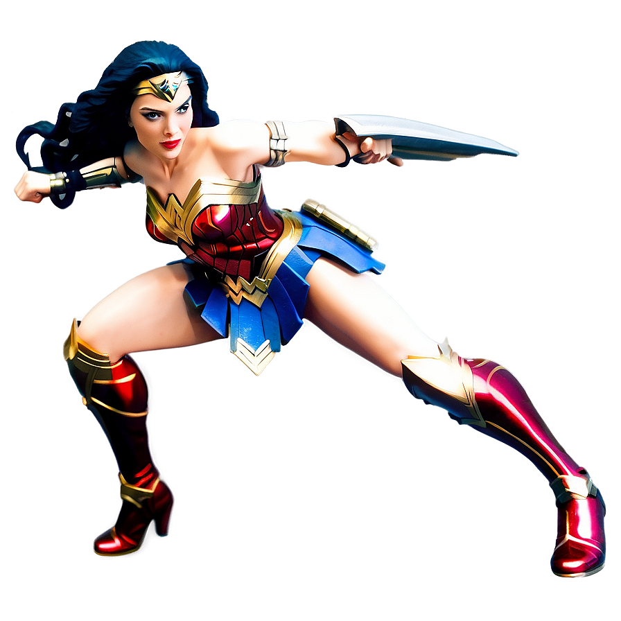 Wonder Woman Battle Stance Png Fjd64