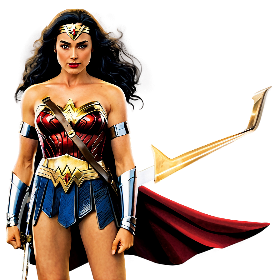 Wonder Woman Comic Art Png Def47