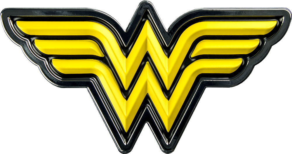 Wonder Woman Logo Emblem PNG with transparent background