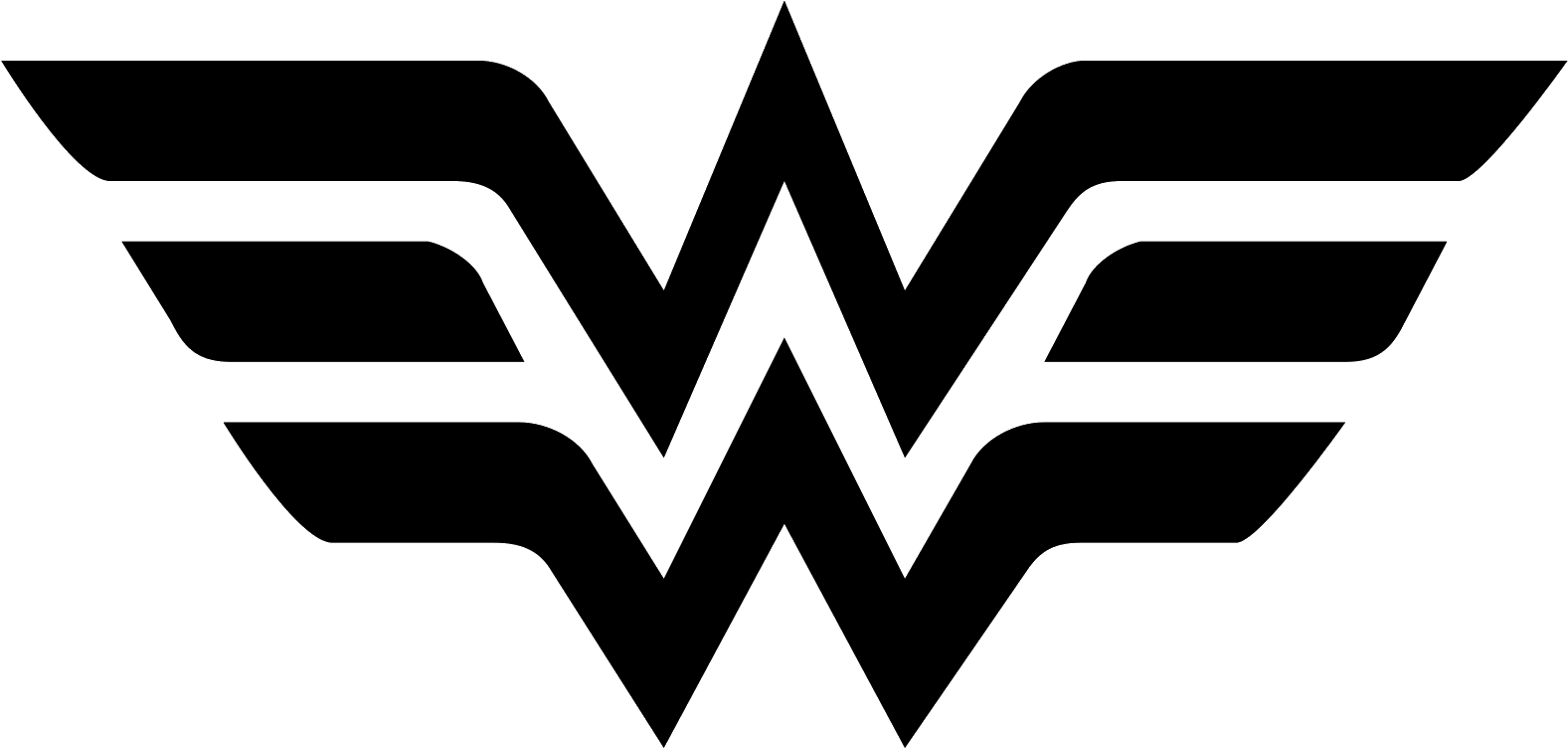 Wonder Woman Logo Icon PNG with transparent background