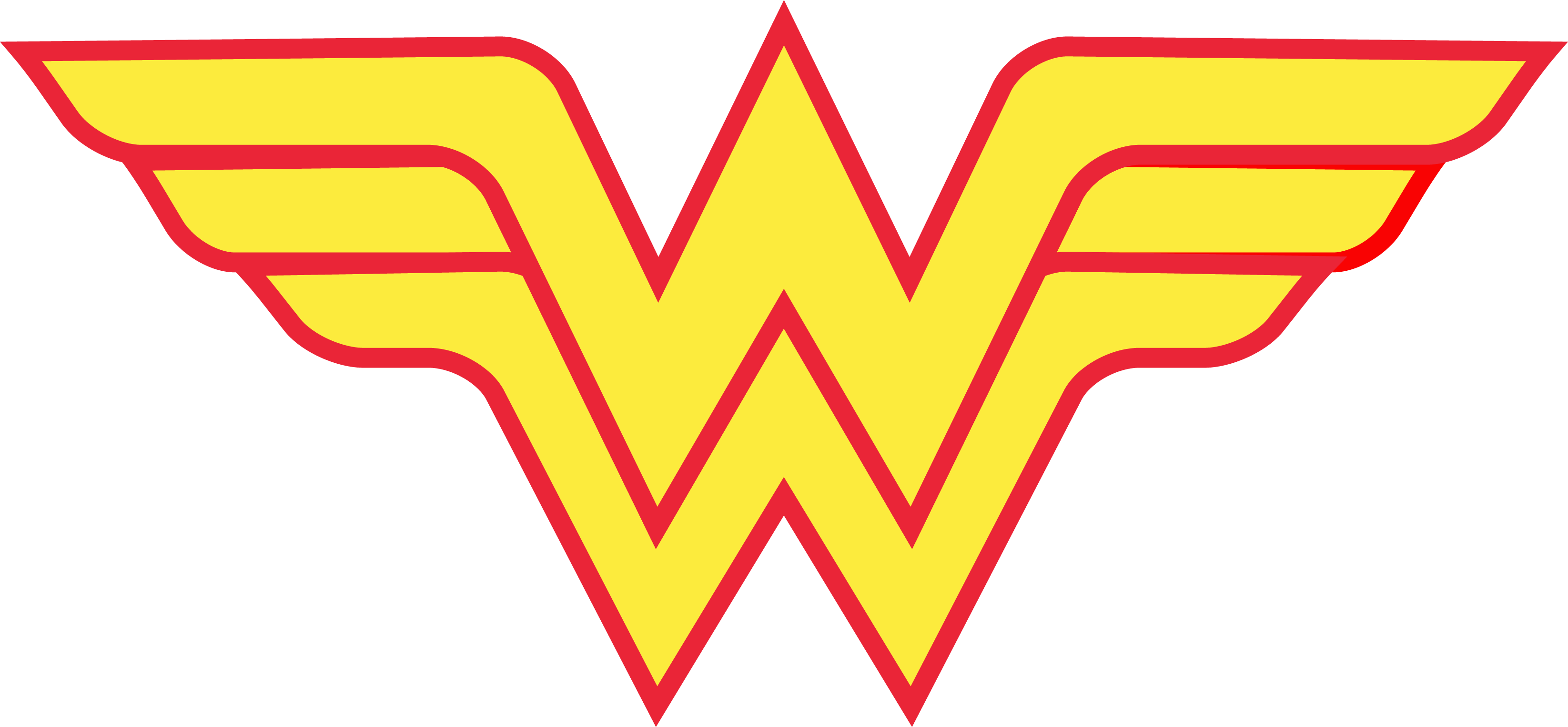 Wonder Woman Logo Icon PNG with transparent background