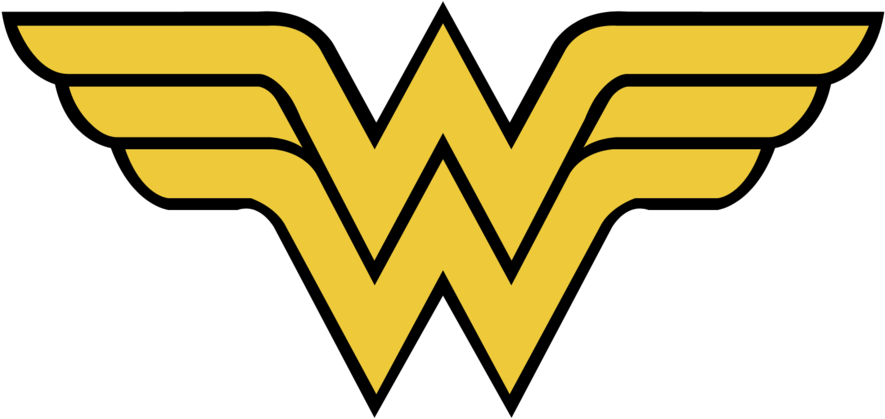 Wonder Woman Logo Vector PNG with transparent background